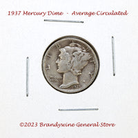 A 1937 Mercury Dime in fine condition