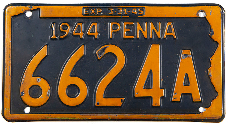 Broche Vintage 1934 - Permis De Pêche Résident De Pennsylvanie (PA), Dos 250446 - État Excellent