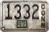 1947 Connecticut car license plate in very good minus condition