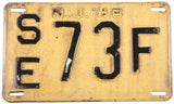 A 1948 New Jersey car license plate in very good minus condition