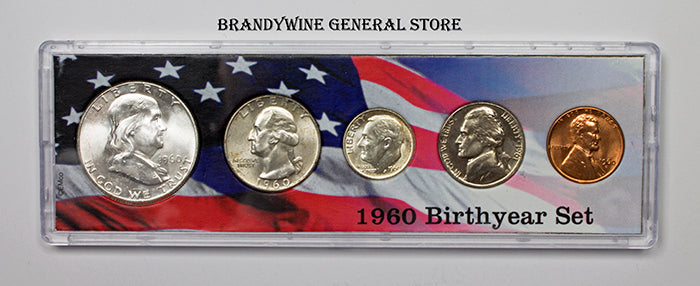 1960 Birth Year Coin Set