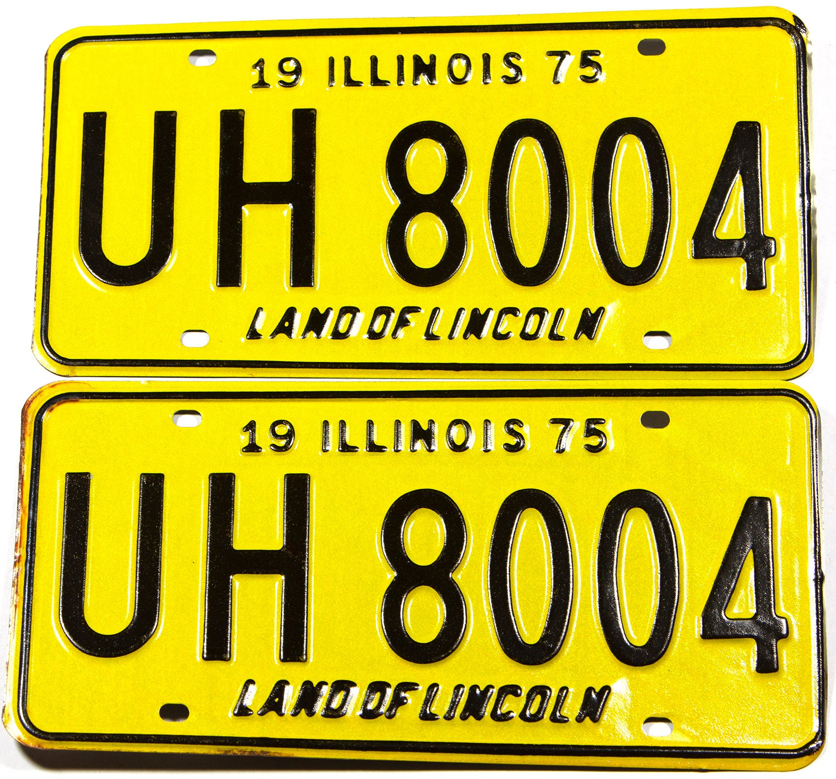 1975 Illinois License Plates | Brandywine General Store
