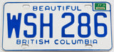 1977 British Columbia Canada car license plate in excellent minus condition