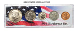 1977 Birth Year Coin Set in uncirculated condition