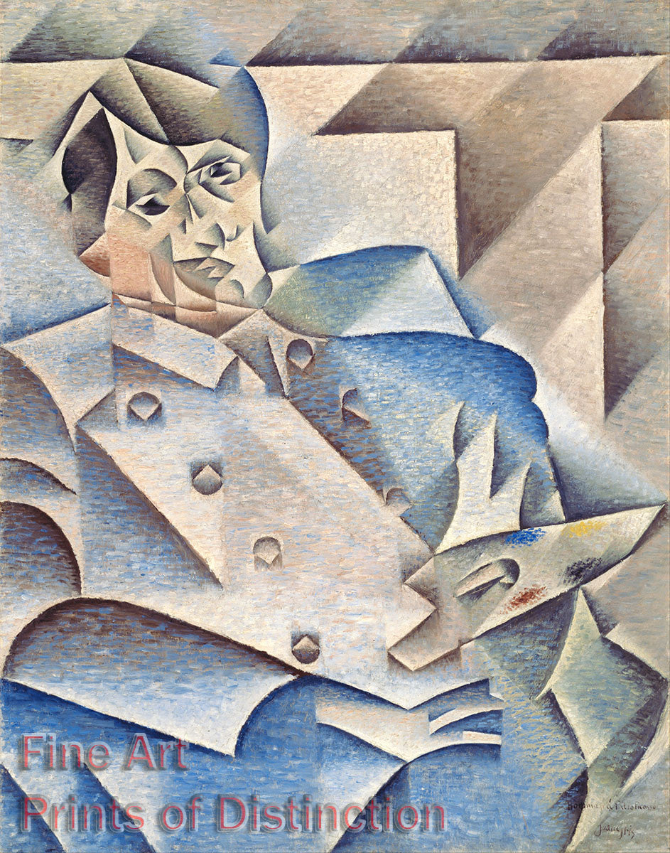 An archival premium Quality art Print of A Portrait of Pablo Picasso by Juan Gris for sale by Brandywine General Store