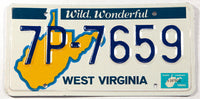 A classic 1980 West Virginia Passenger car license plate for sale at Brandywine General Store in NOS excellent plus condition