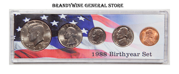 1988 Birth Year Coin Set