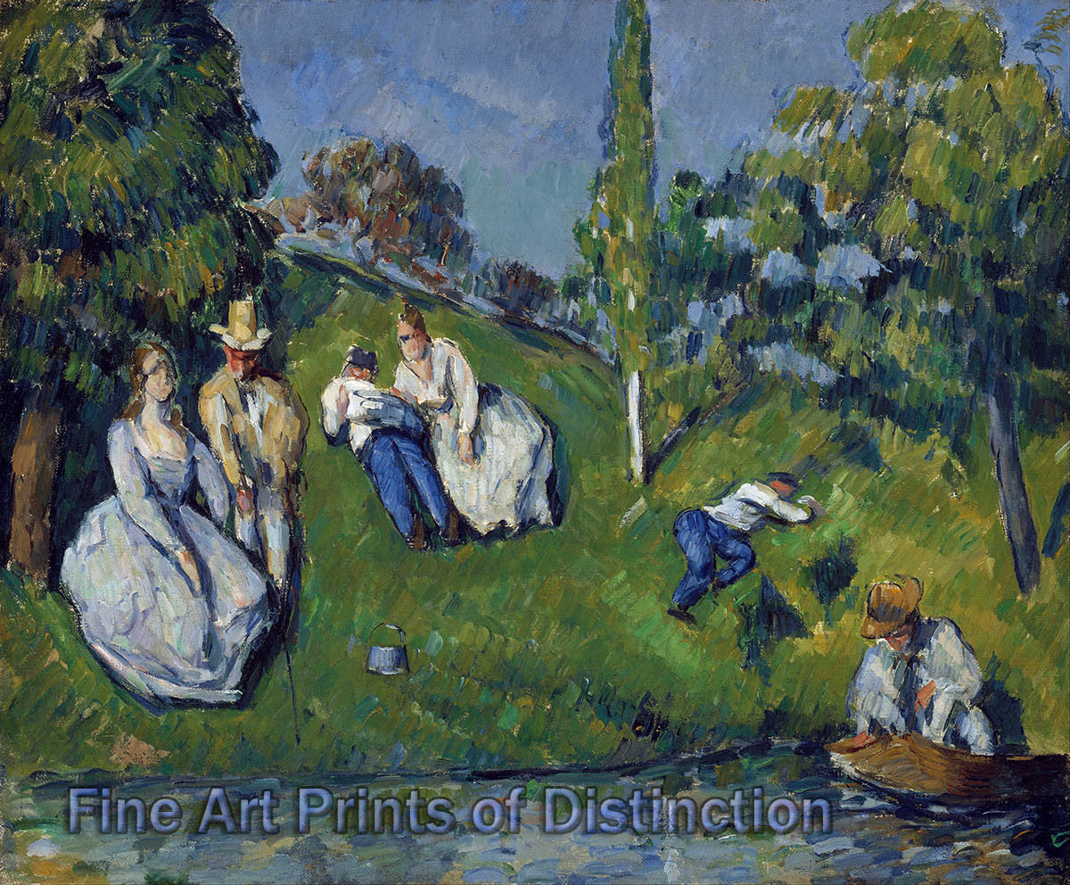 An archival premium Quality art Print of The Pond by Paul Cezanne for sale by Brandywine General Store