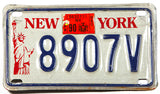 1990 New York Motorcycle License Plate