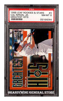 1998 Cal Ripken Jr Greatest Hits Leaf Baseball Card PSA 8