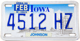 1999 Iowa Motorcycle License Plate in NOS Excellent plus condition
