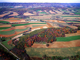 Aerial View of Pennsylvania Farm Ground