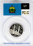 2001-s vermont state quarter certified perfect by pcgs at proof-70-deep cameo
