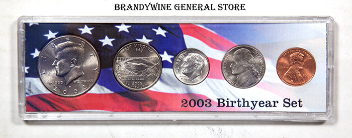 2003 Birth Year Coin Set