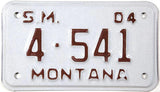 2004 Montana Special Mobile license plate in NOS excellent plus condition