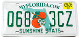 2005 Florida passenger car license plate in excellent minus condition