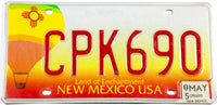 2005 New Mexico balloon license plate in excellent minus condition