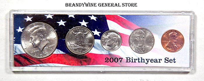 2007 Birth Year Coin Set