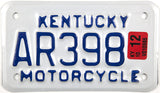 2010 Kentucky Motorcycle License Plate in near mint condition