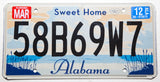 A 2012 Sweet Home Alabama car license plate for sale by Brandywine General Store in excellent to excellent minus condition