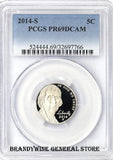 2014-S Jefferson Nickel PCGS Proof 69 Deep Cameo