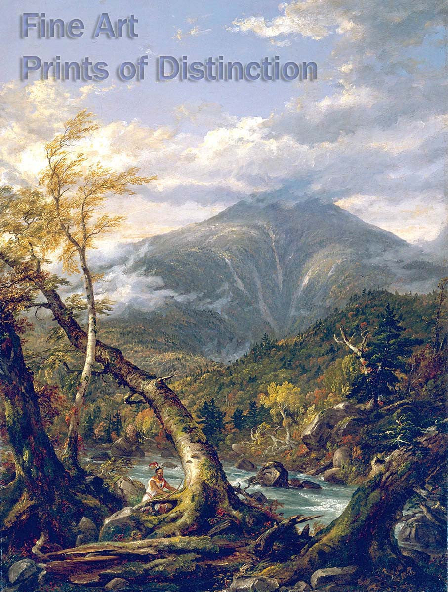 An archival premium quality art Print of Indian Pass by Thomas Cole for sale by Brandywine General Store