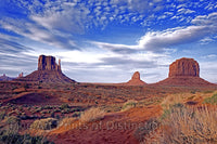 Monument Valley in the state of Arizona Art Print