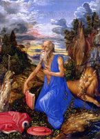 An archival premium Quality Art Print of Saint Jerome painted by Albrecht Durer for sale by Brandywine General Store