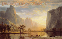 An archival premium Quality art Print of Valley of the Yosemite by Albert Bierstadt for sale by Brandywine General Store