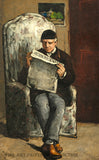 An archival premium Quality art Print of The Artist's Father an oil on canvas painted by French Impressionist Artist Paul Cezanne in 1866 for sale by Brandywine General Store