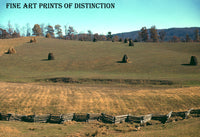 An archival premium Quality art Print of Hay Making on the Skyline Drive in Virginia in 1940 for sale by Brandywine General Store