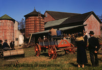 An archival premium Quality art Print of a Farm Auction in Derby Connecticut that was held in 1940 for sale by Brandywine General Store