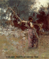 An archival premium Quality art Print of A Capriote painted by American Artist John Singer Sargent in 1878 for sale by Brandywine General Store