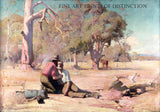An archival premium Quality art Print of Under the Burden and Heat of the Day painted by Australian artist David Davies in 1890 for sale by Brandywine General Store