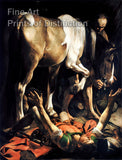 An archival premium Quality art Print of Conversion on the Way to Damascus by Caravaggio for sale by Brandywine General Store
