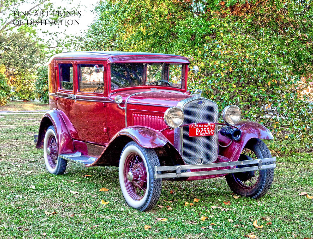 1930 Model Ford in To Kill a Mockingbird Premium Print