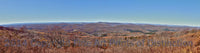 Panoramic View from Spruce Knob Mountain Art Print