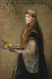 An archival premium Quality art Print of The Captive painted by English artist Sir John Everette Millais in 1882 for sale by Brandywine General Store.