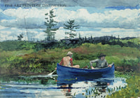 An archival premium Quality art Print of The Blue Boat painted by American artist Winslow Homer in 1892 for sale by Brandywine General Store