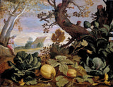 Landscape with Fruits and Vegetables in the Foreground by Abraham Bloemaert