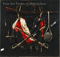 An archival premium Quality Art Print of The Emblems of the Civil War painted by Alexander Pope in 1888 for sale by Brandywine General Store