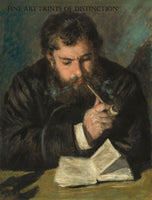 An archival premium Quality art Print of Claude Monet painted by the famous French Impressionist Auguste Renoir in 1872 for sale by Brandywine General Store