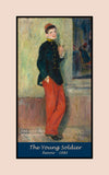 An archival premium Quality Poster of The Young Soldier painted by Pierre Auguste Renoir in 1880 for sale by Brandywine General Store