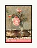 An archival premium Quality art Poster of Peonies painted by Berthe Morisot in 1869 for sale by Brandywine General Store