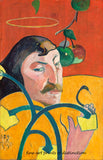 An archival premium Quality art Print of the 1889 Self Portrait of Paul Gauguin for sale at Brandywine General Store.