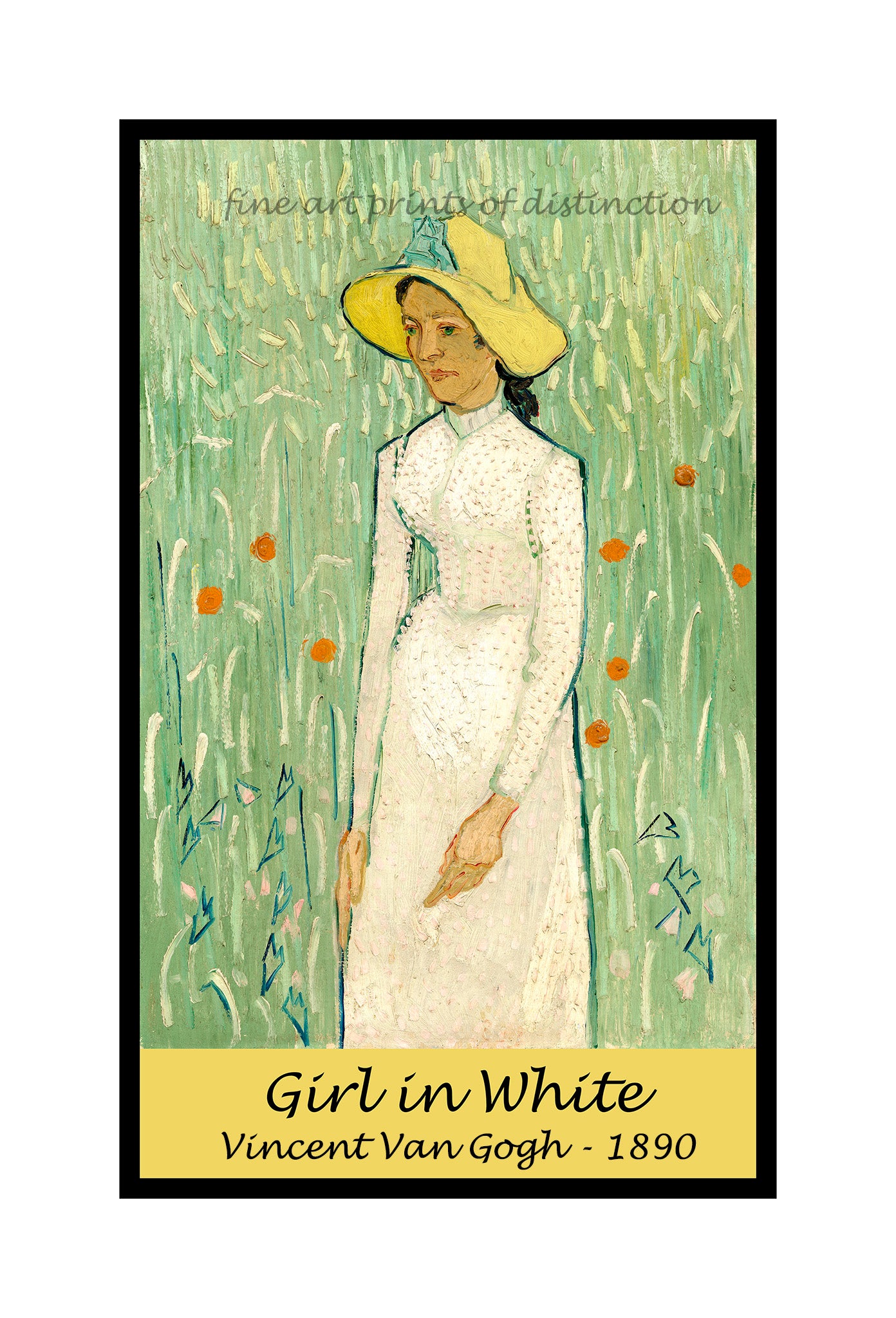 Van Gogh Vincent Girl in White premium poster Brandywine General Store