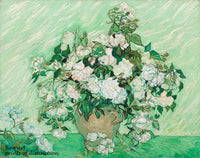 An archival premium quality art print of Roses painted by Vincent Van Gogh in 1890 for sale by Brandywine General Store