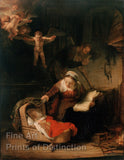 An archival premium Quality art Print of The Holy Family with Angels by Rembrandt for sale by Brandywine General Store.