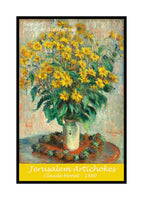 An archival poster of Jerusalem Artichoke Flowers painted by Claude Monet in 1880 for sale by Brandywine General Store