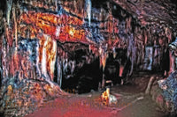 Luray Caverns Deep Chasm Room Art Print